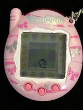 Bandai Tamagotchi Connection V3 Pink with Bow Tie Ribbons 2004
