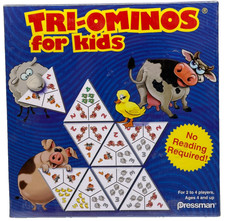 Tri-Ominos for Kids Playing Tiles by Pressman...