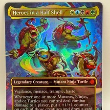 Heroes in a Half Shell 0006 Mythic Foil MTG T...