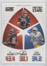 2022 Score Fantasy Stars Tee Higgins Joe Burrow Justin Jackson #FS16 1fa4
