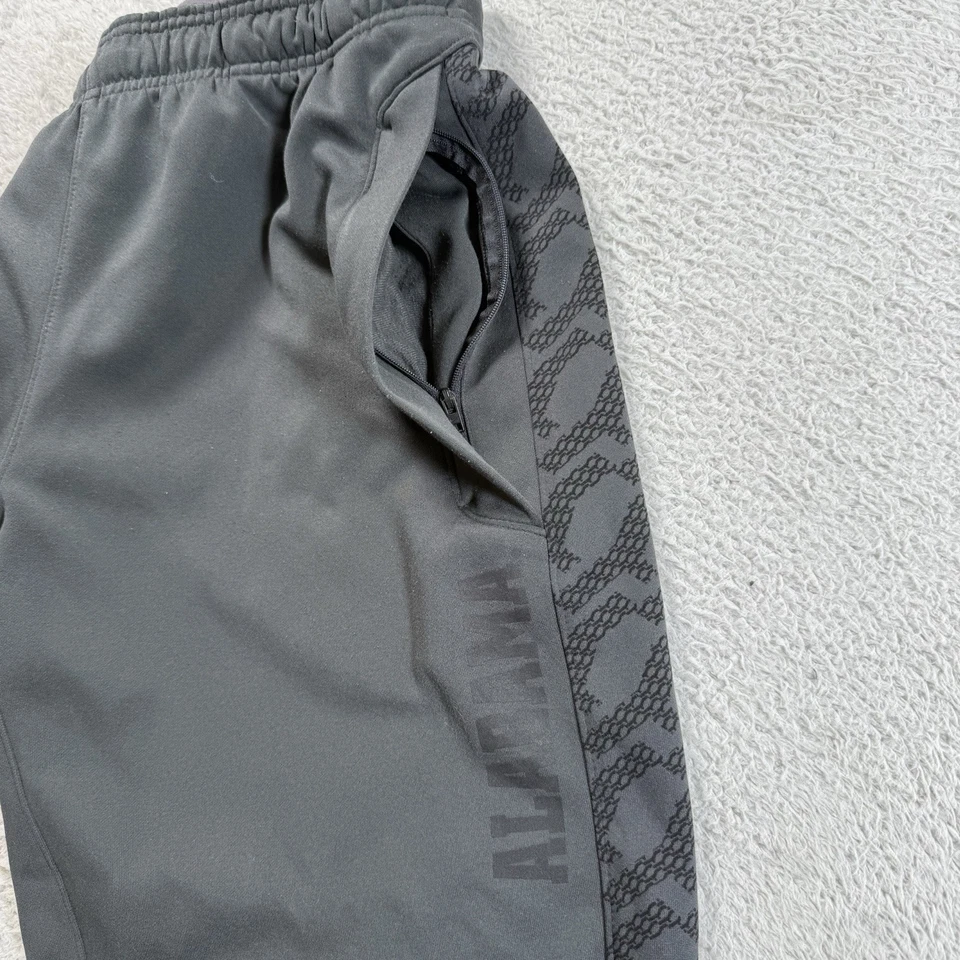 Nike Alabama Crimson Tide Sweatpants Mens Medium Grey Dri-Fit Drawstring Pants - Image 3 of 4