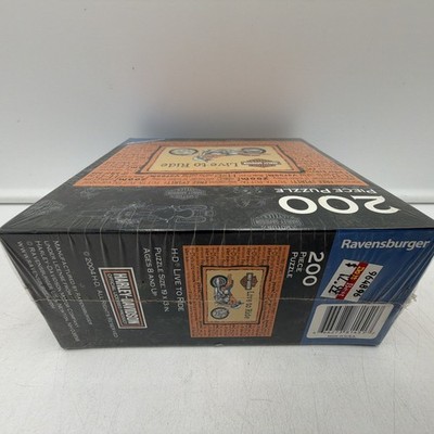 Rare HTF Ravensburger Harley Davidson Live to Ride 200 Pc Puzzle