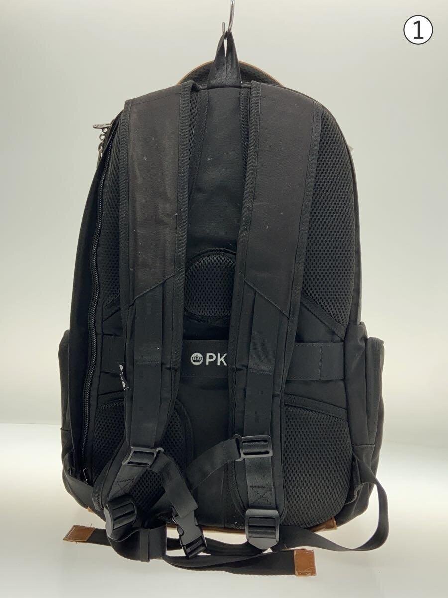 PKG Backpack Nylon Black Solid Color AURORA2 - image 3