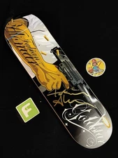 RARE SIGNED Fabian Alomar Goldstar Skateboard Deck Pro Model 2010 Menace AUTO
