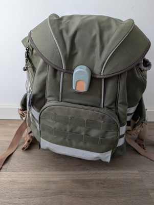 Lässig School Set Boxy Unique Schulranzen Olive Grün