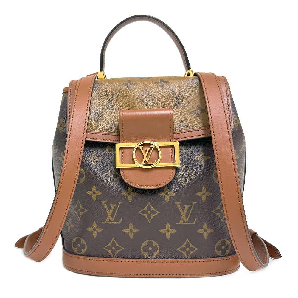 Louis Vuitton Monogram Reverse Dauphine Backpack M45142 in Brown