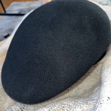 Country Gentleman Black Wool Cap Men's M Newsboys Cabbie Traditional Grampa Core