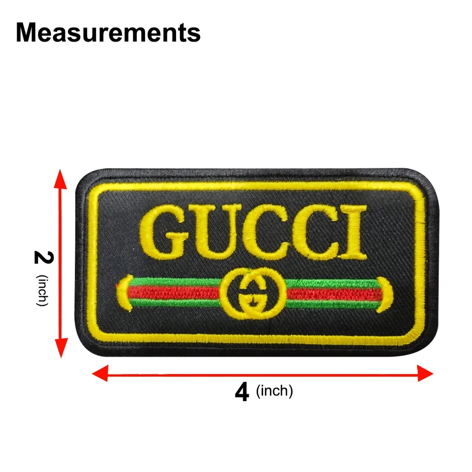 Embroidered Patches (Set of 2) – Iron-On / Sew-On Logo Badge - Image 2 of 2