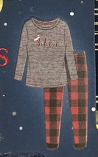 12 Month Christmas 2 Piece Pajama Set New