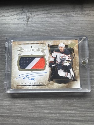 2021-22 UPPER DECK SPLENDOR LEON DRAISAITL AUTO PATCH /36 SP