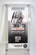 2013 NBA Draft 13 Ticket Autographed by Alex Len With COA