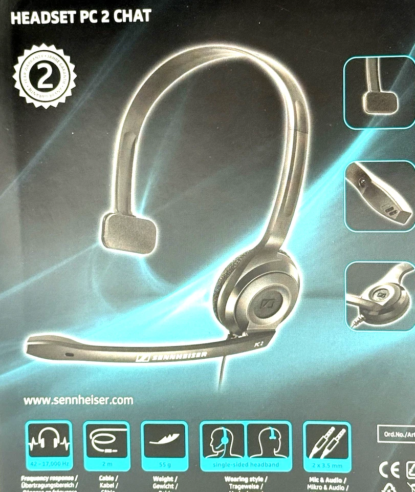 Sennheiser Headset PC 2 Chat 504194 - Bild 3 von 4