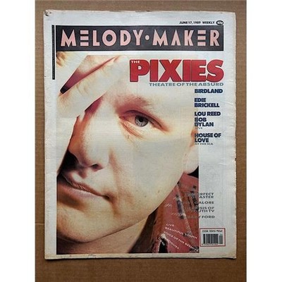 PIXIES MELODY MAKER MAGAZINE JUNE 17 1989 - FRANK BLACK COVER + FEATURE - UK