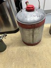 Vintage Galvanized Steel 5 Gallon Gas Kerosene Oil CanTested & Holds Water Aetna — photo 4