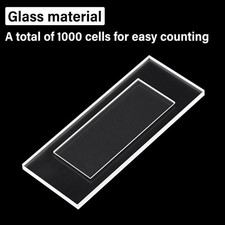 1mm Glass Plankton Counting Cell Case 1000 Grids Single Gridded Counting Cell US