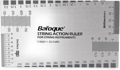 Pocket-Sized Baroque String Action Ruler For String Instruments