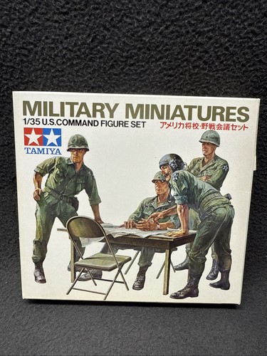 Tamiya 3579 1/35 Military Miniatures US Command Figure Set Model Kit Soldiers
