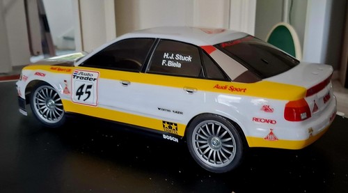 Carrozzeria Tamiya Audi A4 HB Racing Rally 1/10 pezzo unico - Foto 6 di 12