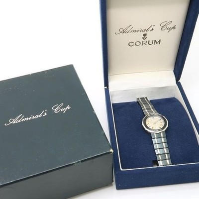 Corum Admiral Cup 39.610.30 V 50 Ladies Quartz Watch Stainless Steel Boxed