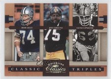 2008 Donruss Classics Classic Triples Silver /250 Bob Lilly Gene Upshaw HOF 0e1