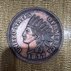 1877 Indian Head Small Cent 1C BN Philadelphia Business Strike Copper Coin