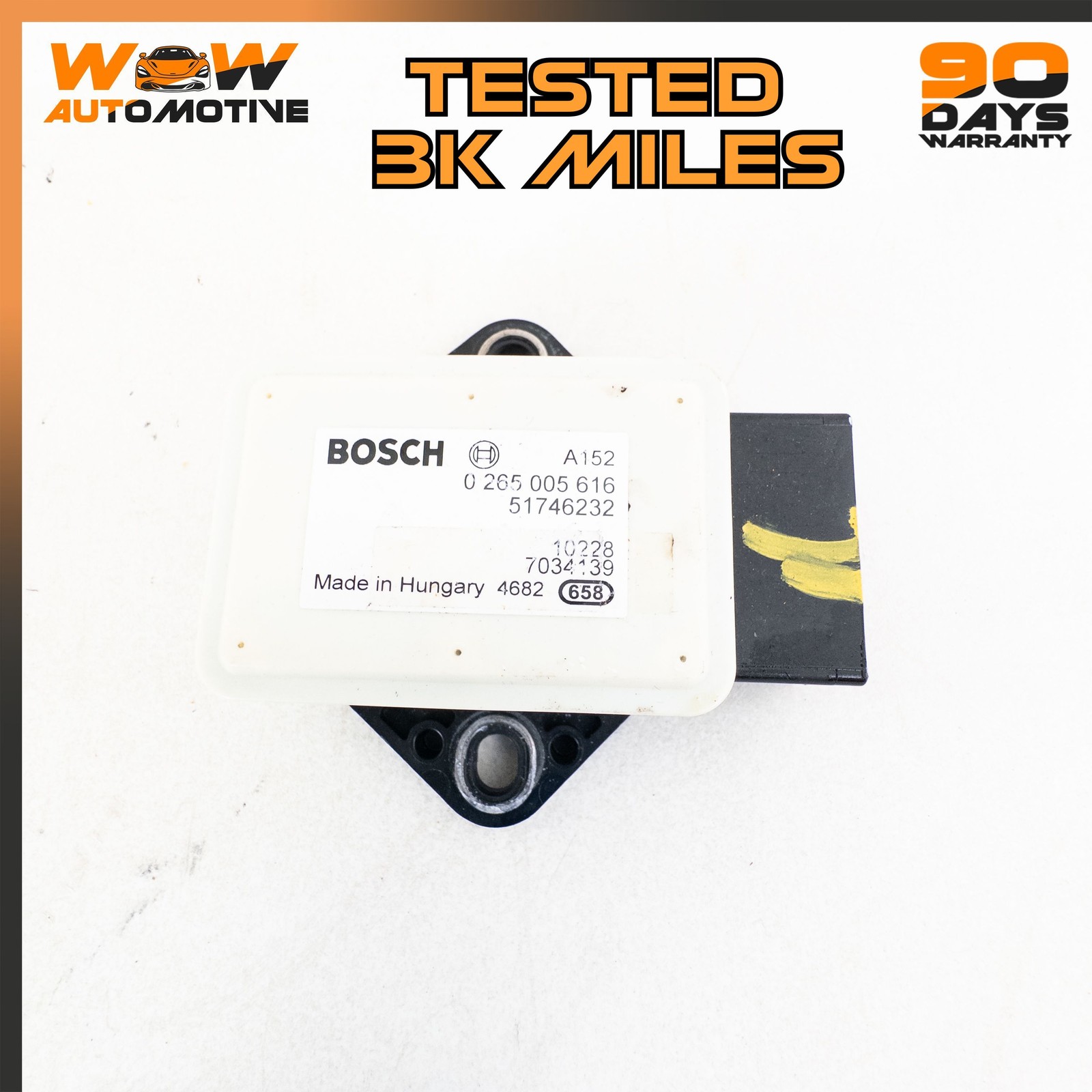 03-19 MASERATI GRANTURISMO GRANCABRIO FRONT YAW TURN RATE SENSOR 317783 OEM