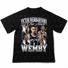 Victor Wembayama ?The Alien? Wemby T Shirt New S-5XL 2026