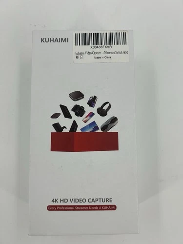 kuhaimi Capture Card, 4K HDMI Video Capture Card for Streaming, USB3.0 Low La...