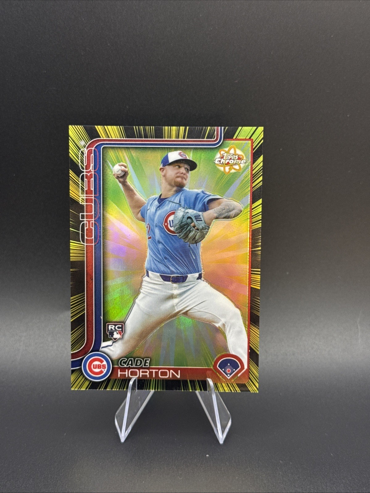 2025 Topps Chrome Update Cade Horton Radiating Rookies SP Chicago Cubs #RR-38
