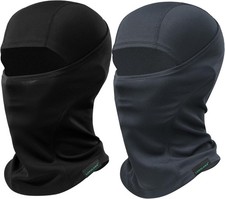 LONGLONG Balaclava Face Mask, 1/2/3 Pieces Summer One Size, Black Grey