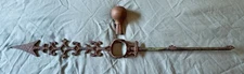Early Antique Primitive Weather Vane Arrow & Topper Salvage Parts Restoration