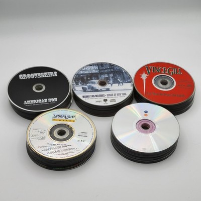Bulk CD Music Lot of 100 RANDOM DISC ONLY ALL GENERES