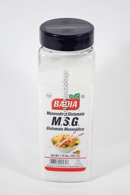 BADIA MSG Monosodium Glutamate 1.75lbs Canister 04/2027 GLUTEN FREE