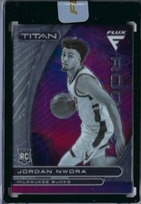 2020-21 Panini Flux - Encased - Jordan Nwora - Titan - Purple Rookie - #54