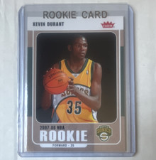 Fleer 2007-08 Kevin Durant Rookie Card #212 Seattle Supersonics Basketball. rookie card picture