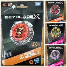 Beyblade X - Hells Nether Incendio Z, Rocket Griffon, Whip Brachio, Tread Croc