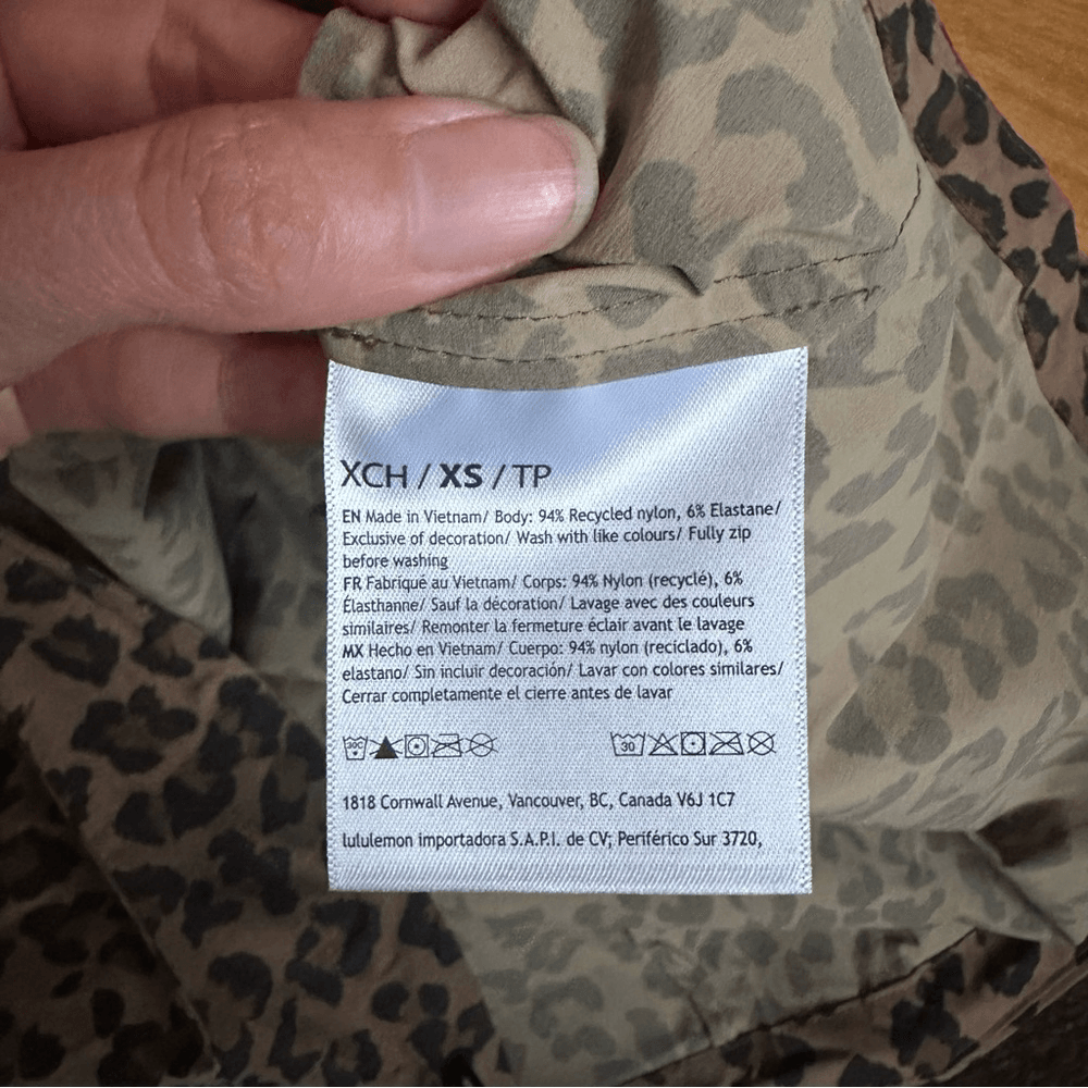 NWT XS Multi-Pocket Running Anorak *Leopard - Lululemon | eBay