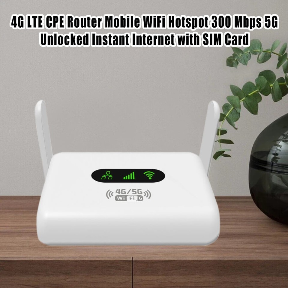 4G-LTE WLAN Router 5G Unlocked Mobile 4G LTE Hotspot mit SIM Karten ...