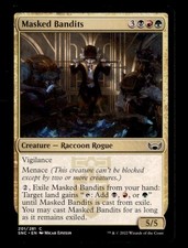 Masked Bandits 201 Common Streets of New Capenna Magic: The Gathering LP