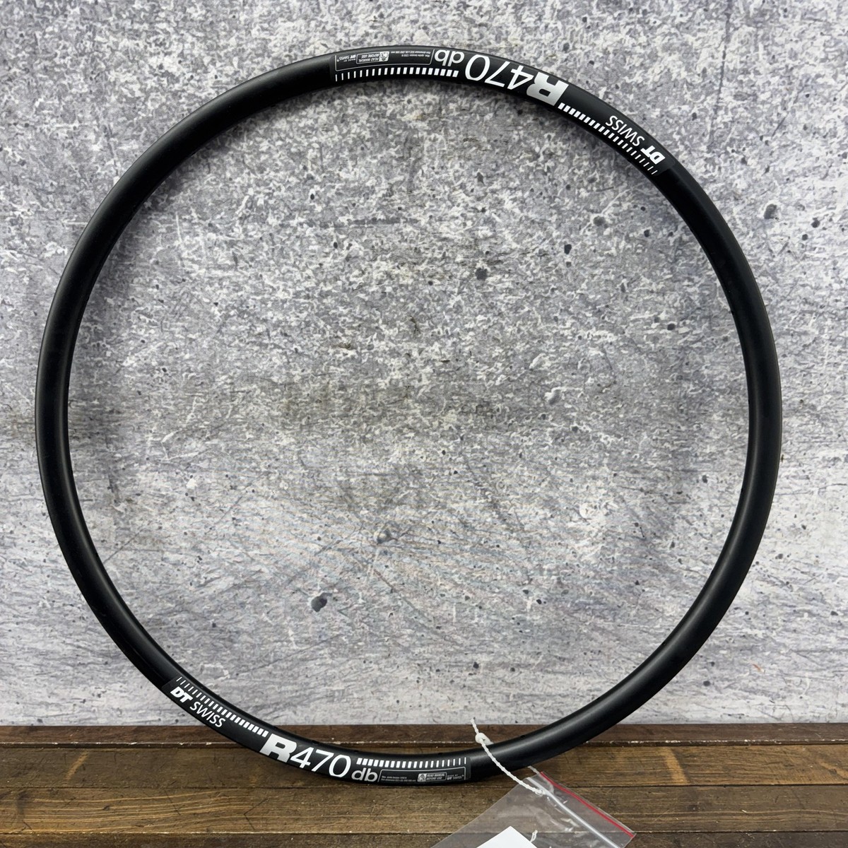 DT Swiss R470db 700c Rim 24h Disc Black Alloy Clincher 20-622 23C