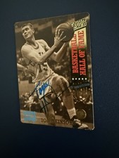 1993 Action Packed Tom Heinsohn Celtics Hall of Fame Autograph #80 Signed