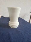 McCoy Vase White With Ripple