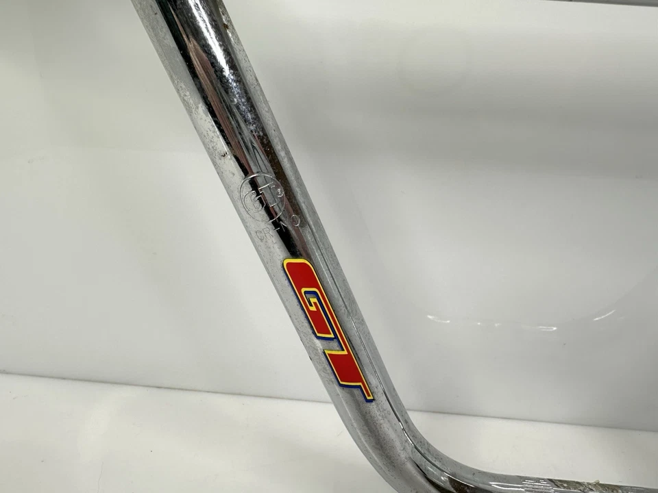 Manillar de carreras BMX serie Pro GT Bicycles 1996 vintage Cr-Mo cromado difícil de encontrar Foto 3 de 4
