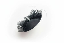 Women's Diamante Bow Fascinator Headband Clip Hair Hat Wedding Royal Ascot Races