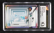 2022 Bowman Bowman in 3-D! Julio Rodriguez #B3D-16 CSG 9.5 Mint Plus 1sm2