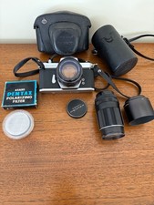 ASAHI Pentax Spotmatic 50MM SLR, Takumar 135MM lens - Shutter  Light meter work