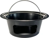 Ash Can with Folding Handle Compatible with Large Big Green Egg,Charcoal Ash Col