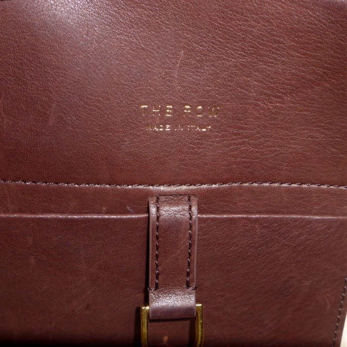 THE ROW Women Bag Soft Margaux 10 2Way Hand Shoulder Brown W1190 Used Limited Ed image 9