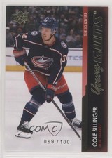 2021 Upper Deck Series 2 Young Guns UD Exclusives 69/100 Cole Sillinger #498 0iz
