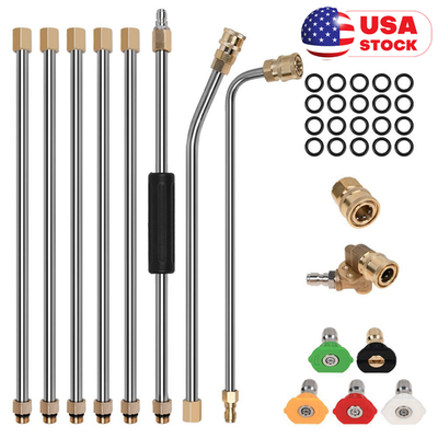 #ad #ad 4000 PSI High Pressure Washer Lance Gun Wand Extension Spray Nozzle Cleaner Kits $30.00
